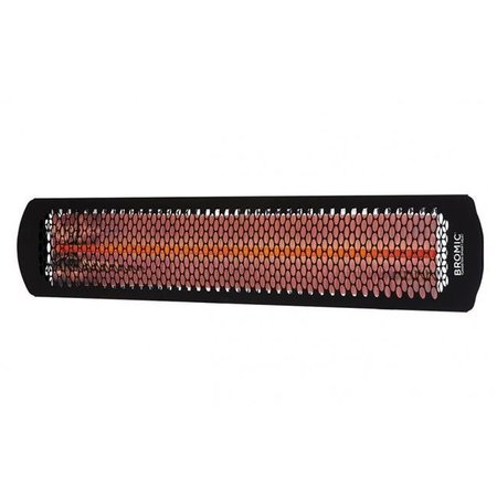SUMMIT COMMERCIAL Bromic BH0420031 3000W Tungsten Smart Heat Electric Outdoor Patio Heater; Black BH0420031